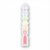 Rainbow Dice Arrow van de Ranger Sticker (Voorkant)