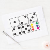 Rainbow Dice Sticker (Envelop)