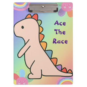 Rainbow Dinosaur thema Klembord