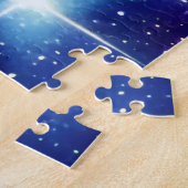 Rainbow Disco Mirror Ball Roteren in de ruimte Legpuzzel (Zijkant)