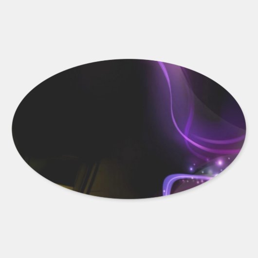 RAINBOW DJ OVALE STICKER (Voorkant)
