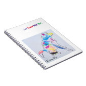 "Rainbow Dog Chalk" Notitieboek (Rechterzijde)