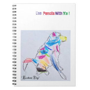 "Rainbow Dog" Notitieboek