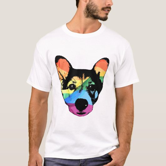 Rainbow Dog, t-shirt (Voorkant)