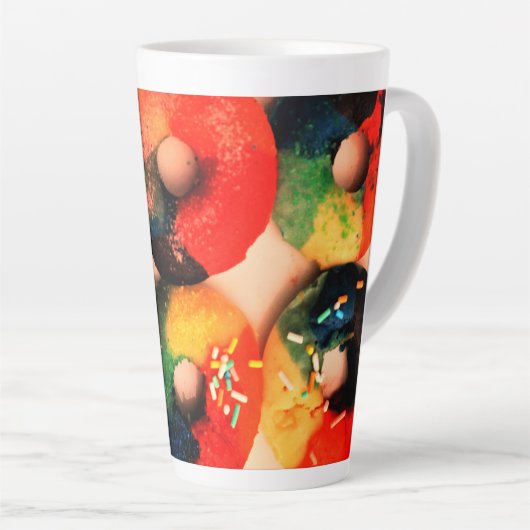 Rainbow Donuts Latte Mok (Rechterhoek)