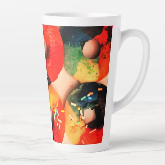 Rainbow Donuts Latte Mok (Rechts)