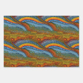 Rainbow dot art stijl inpakpapier (Voorkant)