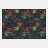 Rainbow dot art stijl inpakpapier (Voorkant 3)