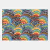 Rainbow dot art stijl inpakpapier (Voorkant 3)