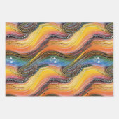 Rainbow dot art stijl inpakpapier (Voorkant 3)