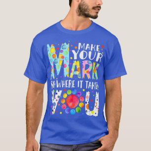 Rainbow Dot Day laat je teken zien waar het naarto T-shirt