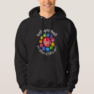 Rainbow Dot Day Maak Je Merk Zie Waar Het Je Breng Hoodie