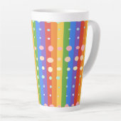 RAINBOW DOT SRIPES LATTE MOK (Rechterhoek)