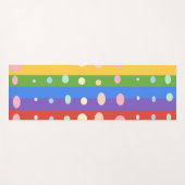 RAINBOW DOT STRIPES YOGAMAT (Voorkant (horizontaal))