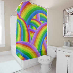 Rainbow Douchegordijn