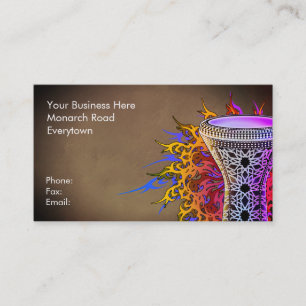 Rainbow Doumbek Visitekaartjes