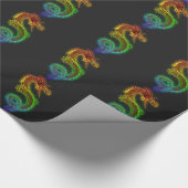 Rainbow Dragon Cadeaupapier (Hoek)