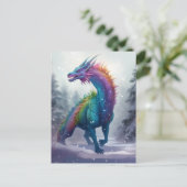 Rainbow Dragon Dans La Carte Postale Art Imaginair (Debout devant)