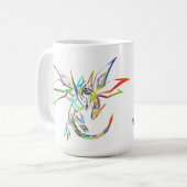 Rainbow Dragon Koffiemok (Voorkant links)