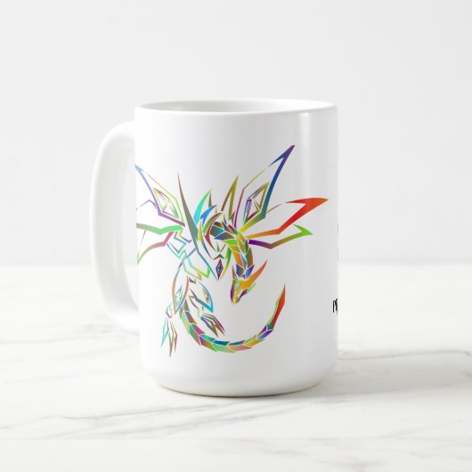 Rainbow Dragon Koffiemok (Voorkant links)