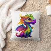 Rainbow Dragon Kussen (Deken)