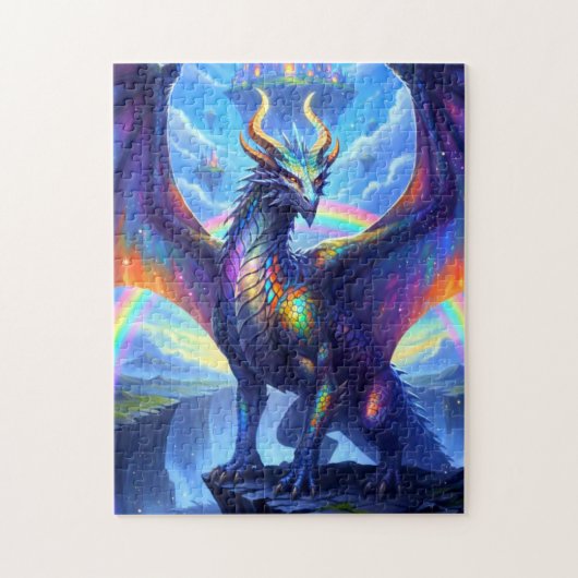 Rainbow Dragon Legpuzzel (Verticaal)