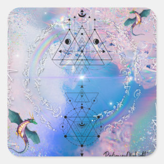 Rainbow Dragon Light Code Sticker