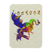 Rainbow Dragon Magneet (Verticaal)