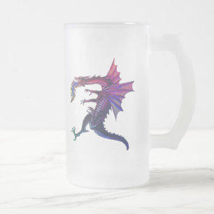 Rainbow Dragon Matglas Bierpul