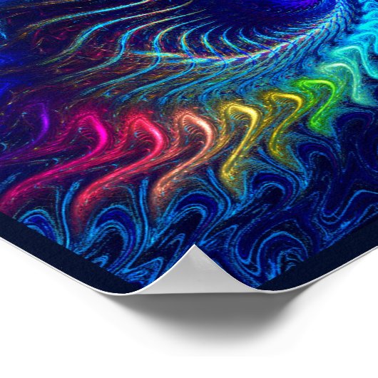 Rainbow Dragon Poster (Hoek)