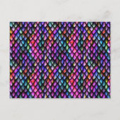 Rainbow Dragon Scales Briefkaart (Voorkant)