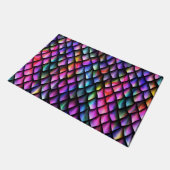 Rainbow Dragon Scales Doormat Deurmat (Schuin)