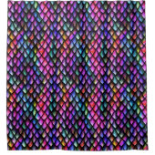 Rainbow Dragon Scales Douche rideau (Devant)