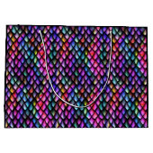 Rainbow Dragon Scales Gift Bags Groot Cadeauzakje (Achterkant)