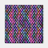 Rainbow Dragon Scales Magnet Magneet (Voorkant)