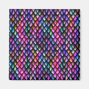 Rainbow Dragon Scales Magnet Magneet
