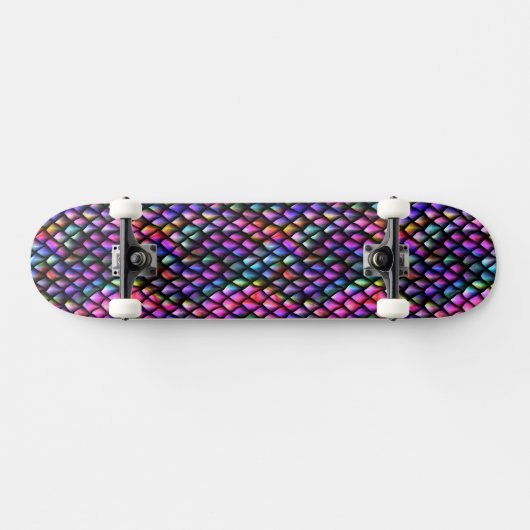 Rainbow Dragon Scales Skateboard (Horz)