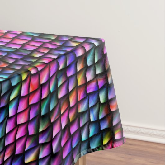 Rainbow Dragon Scales Tablecloth Tafelkleed (Voorbeeld)