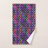 Rainbow Dragon Scales Towel Set Bad Handdoek (Handdoek)