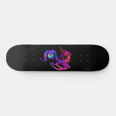 Rainbow Dragon Tribal Tattoo Skateboard (Horizontaal)