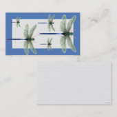 Rainbow Dragonfly Cartes de visite personnalisable (Devant / Derrière)