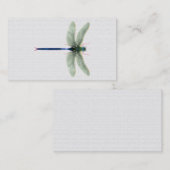 Rainbow Dragonfly Cartes de visite personnalisable (Devant / Derrière)