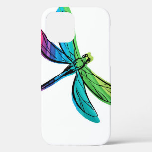 Rainbow Dragonfly Hoesje-Mate iPhone Case