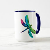 Rainbow Dragonfly Mok (Voorkant rechts)