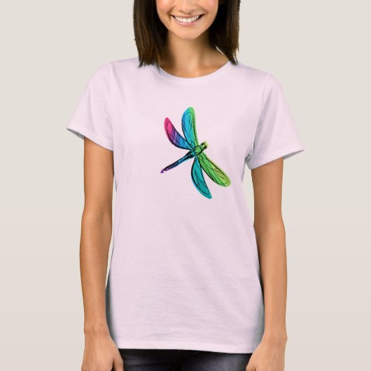 Rainbow Dragonfly T-shirt (Voorkant)