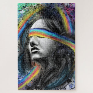 Rainbow Dream Jigzaag Puzzle - Schilderen Legpuzzel