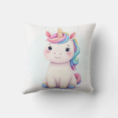Rainbow Dream Unicorn Coussin (Verso)