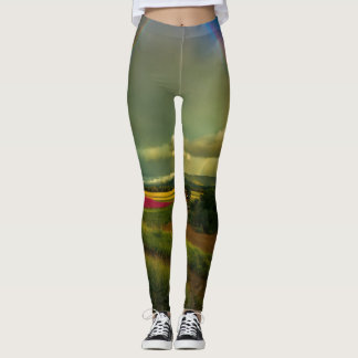 Rainbow Dreams: Levendige Leggings voor elke train