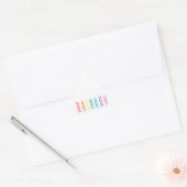 RAINBOW Driehoek Stickers (Envelop)