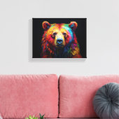 Rainbow Drip Beer Canvas Afdruk (Insitu (Woonkamer))